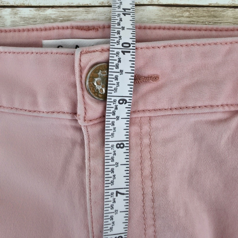 Cabi Style 230 Skinny Mid Rise Stretch Pink Jeans Womens 14 - Picture 4 of 8